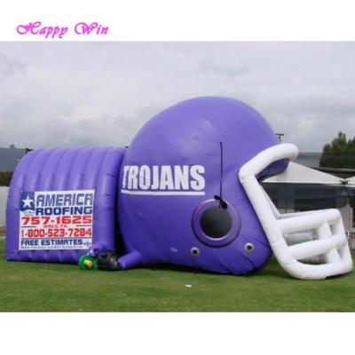 China Promotion Outdoor Factory Inflatable Football Helmet, Air Football Helmet Custom Football Helmets for sale