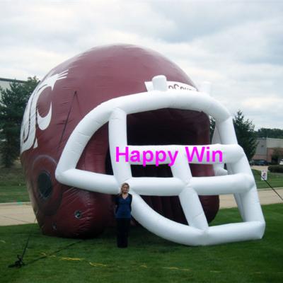 China promotion activity/advertising sports inflatable football helmet,customized inflatable football helmet for entrance for sale