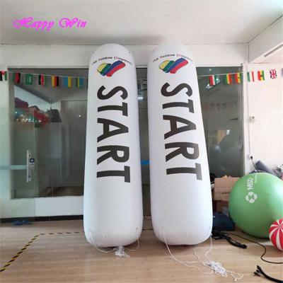 China 3mH Promotion/Advertising Activity Sports Inflatable LED Pillar, Heat Sealed Inflatable Tube with Lighting, Start Line Inflatable Pillar for Events for sale