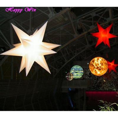 China Products Promotion Inflatable Led Lighting Star / Inflatable LED Advertising Light Decoration for sale