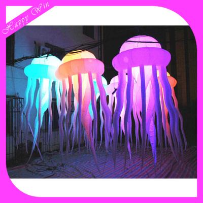 China Products promotion customized lighting inflatable led jellyfish/inflatalbe giant hanging jellyfish for sale for sale