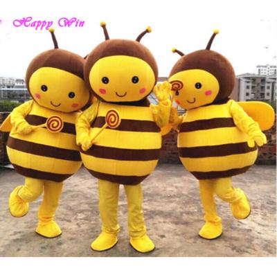 China Hot sale activity/advertising promotion lovely bee mascot costume hand made brave man walking animal mascot for sale for sale