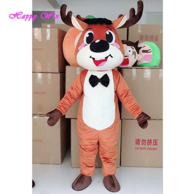 China Cute Gift Deer Cartoon Character Mascot Costume For Sale for sale