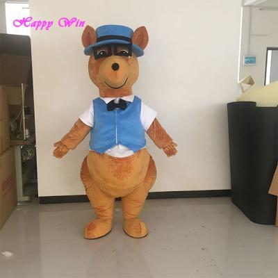 China Brown Kangaroo Mascot Costumes Gift Halloween Party Cosplay Christmas Carnival Apparel for sale