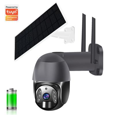 China Solar Powered 4g Camera With Sim Card Solar Panel Camera 4g Sim Card Lte Ptz Solar Panel IP Camera BE-CCTV Outdoor for sale