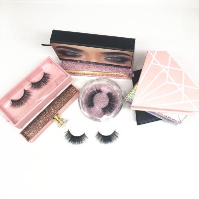 China Natural Soft Produced By Mink Lashes Vendor With Custom Eyelash Packaging 3d Mink Eyelash for sale