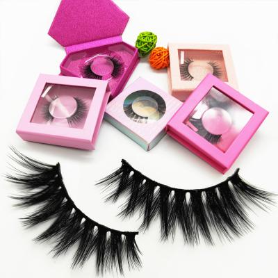 China Wholesale Free Sample Natural Soft Private Label Faux Mink Eyelash Custom Packaging 3D Silk Lashes Strip Lashes for sale