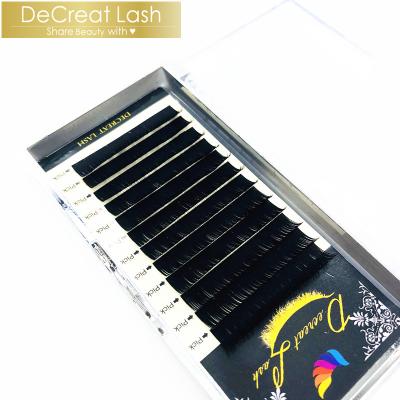 China 100% Guaranteed Soft Natural Totally Safe Individual Flare Eyelash Extension for sale