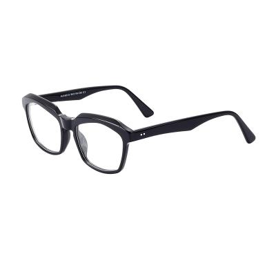 China Vintage Unisex Acetate Glasses Anti Blue Light Glasses Frame Computer Eyewear Spectacle Frames for sale