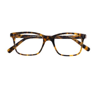 China Fashion Factory Wholesale Unisex Classic Acetate Spectacles Optical Glass Frame for sale