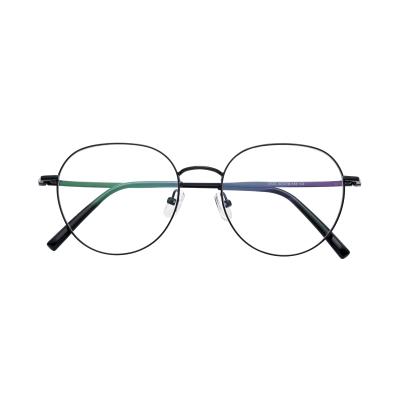 China Unisex Fashion Optical Frame Best Of Men's Tiny Metal Metal Glasses Frames for sale