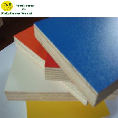 China Contemporary Multi Colored Laminated Plywood for sale