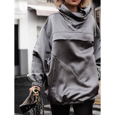 China Anti-wrinkle OEM Autumn Hoodie Sweatshirt Unisex Clothing Long Sleeve Oversized Pullover Women Printed Hoodies for sale