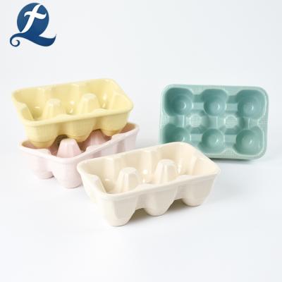 China Sustainable restaurant and hotel use ceramic egg crate for sale