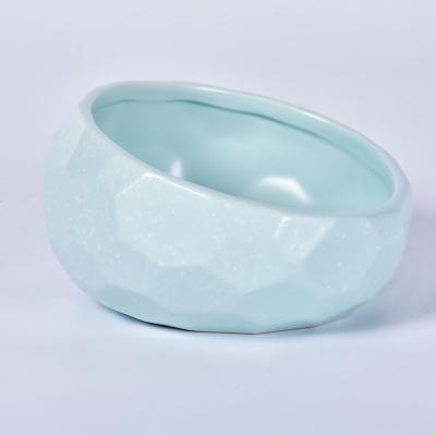 China Custom Sustainable Wholesale Double Ceramic Pet Bowl Drinking Feeding Food for sale