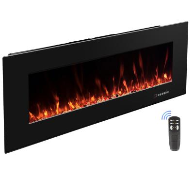 China Hotel Luxstar 72 Inch Electric Fireplace Wall Mounted Heaters Not For Warm Room Home Recessed Indoor Electric Fireplaces for sale