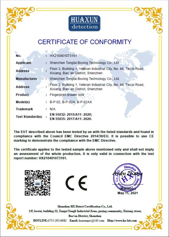 CE - Shenzhen Boxing Technology Co., Ltd.