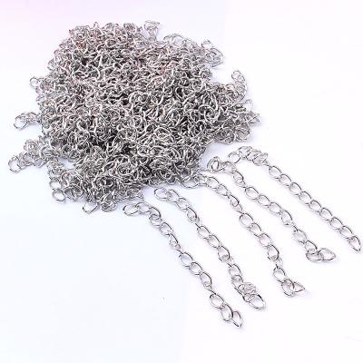 China Wholesale Jewelry Accessories Factory Direct Sales DIY Simple 4 Section Chain Extension Chain Keychain Keychain Accessories for sale