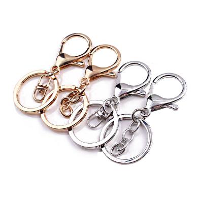 China Pleasant factory wholesale main chain metal pendant chain custom lobster hug three-piece diy jewelry accessories for sale