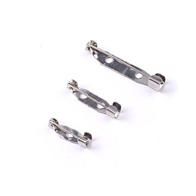 China Fashionable.Popular.Ladies DIY Jewelry Accessories Multi-specification Insurance Buckle Sticky Type Iron Pin Hole Pin Brooch Simple Brooch for sale