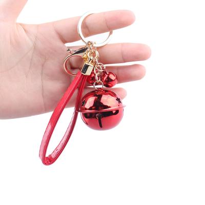 China Fashionable.Popular.Ladies DIY Creative Matte Bag Bells Car Key Chain Pendant Accessories Lacquer Decoration Gifts For Others for sale