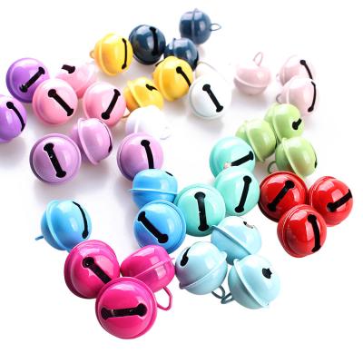 China Fashionable.Popular.Ladies DIY bag color one word spray paint bells factory wholesale children's jewelry accessories 22mm for party decoration for sale