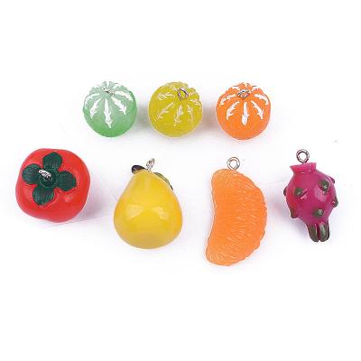 China New simulation fruit bag creative diy wholesale simple car bag creative jewelry accessories women factory ear jewelry head chain pendant decoration for sale