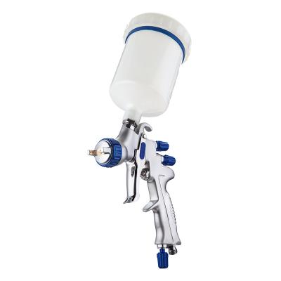 China L.V.M.P. Hvlp Gravity Feed Air Spray Gun 1.3mm Nozzle Size 600cc Aluminum Cup Air Powered Auto Paint Spray Gun for sale