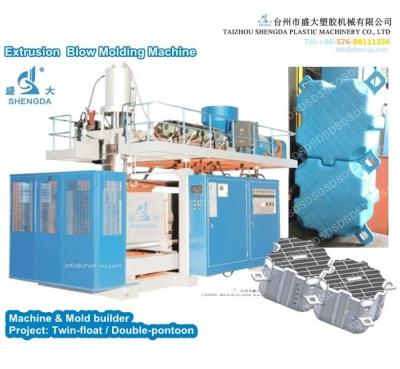 China Pontoon Blow Molding Machine Make Plastic Pontoon for sale