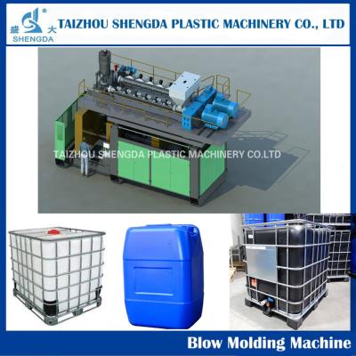 China Drum Easy To Clean IBC Water Tank Blow Molding Machine for sale