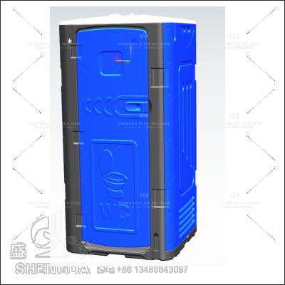 China Plastic plastic mold for durable outdoor plastic blow molding mobile portable toilet for sale