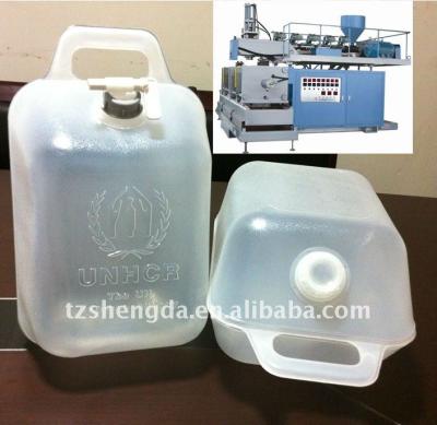 China Plastic bottle blowing machine for collapsible PE cubitainer for sale