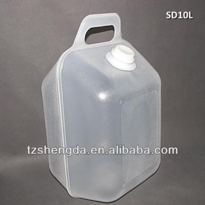 China Food Grade LDPE Collapsible LDPE Water Container / Collapsible Water Carrier 10L Food Grade Plant for sale