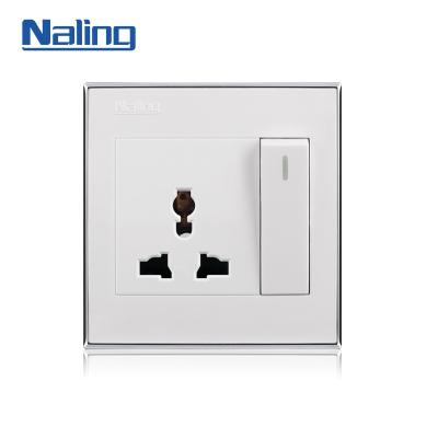 China Naling Household 13A Wall Switch Electrical Outlet Residential / General Purpose Export Goods for sale