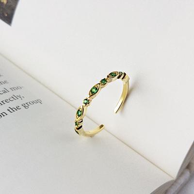 China Luxury Chic Zircon Women Adjustable Rings Gold Plated Jewelry OEM 2022 925 Sterling Silver Rings Crown Anillos 18k Vintage Suowei for sale