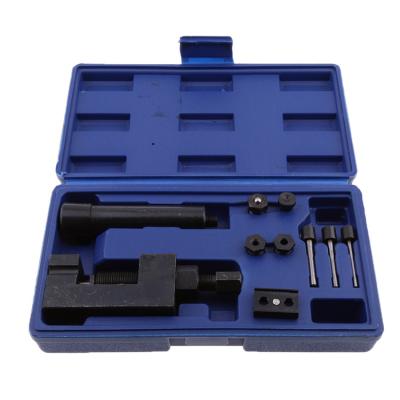 China Auto Repair Tools Motorcycle 4 Pins Chains Cutter Breaker Splitter Riveting Tool Rivet Repair Set For Chain 415/420/428/520/525/530/ Motorbike 630 for sale