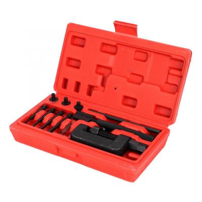 China Auto Repair Tools Motorcycle Bike Chain Breaker Splitter Riveting Tool Repair Tool Kit Spears Pin Press Handle Motorbike Chain Riveter for sale