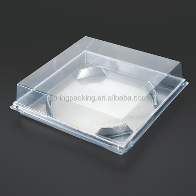 China Disposable PET Blister PVC PP PS Silver Gold Clamshell White Black Slide Blister Plastic Food Packaging Box And Tray for sale