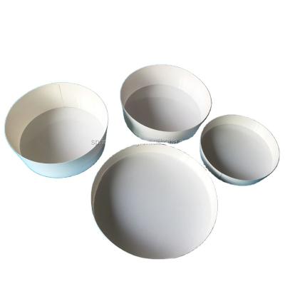 China Custom Disposable Round Shape Rectangular Paper Baking Cups Tray for sale