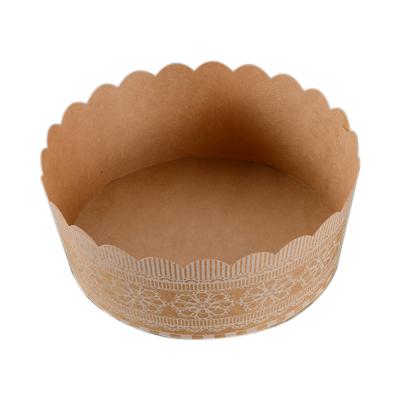 China Viable Wholesale Custom Round Shape Cake Cupcake Muffin Cake Food Store Tool Baking Cup for sale