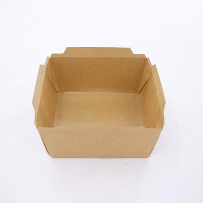 China Custom Recycled Materials Brown Paperboard Cake Box Natural Recyclable Material Food Packaging Suppliers for sale