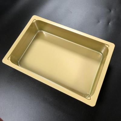 China Plastic food PET pp meat packaging food tray laminated peelable PE/non-peelable PE/PP/EVOH plastic film for hot sealing for sale