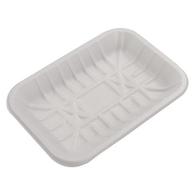 China Biodegradable Food Grade Food Meat Meat Tray Container Blister Box Thermoforming Packaging Tray for sale