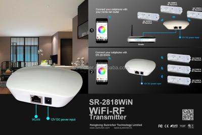 China Wifi Transmitter With SR-1009 Series RF Controller SR-2818WIN for sale