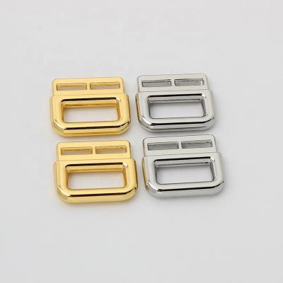 China Nolvo Polished World 4 Colors 21*24mm High Quality Strap Connector Bag Purse Hardware Buckle Strap Connector Bag for sale