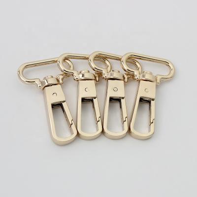 China High Quality Polished Nolvo World Light 22mm Gold Purse Hook Lobster Clasp Swivel Main Chain Clasp for sale