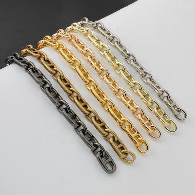 China Nolvo World 50cm Good Quality 6Colors Polished Women Bag Chain Purse Chain For Bag Handle for sale