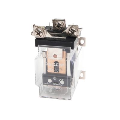 China DAQCN JQX-60F Wholesale AC 12V 24V 110V 220Vac 60A Power Sealed Relay for sale