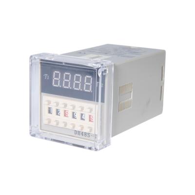 China 12v Cycle Time Adjustable Multi Time Delay Range LED Sealed Digital Relay DH48S-S for sale