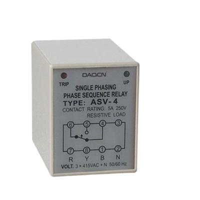 China DAQCN ASV-4 5A 250V Phase Sequence Phase-Failure Sealed Protective Relay Protected Relay for sale